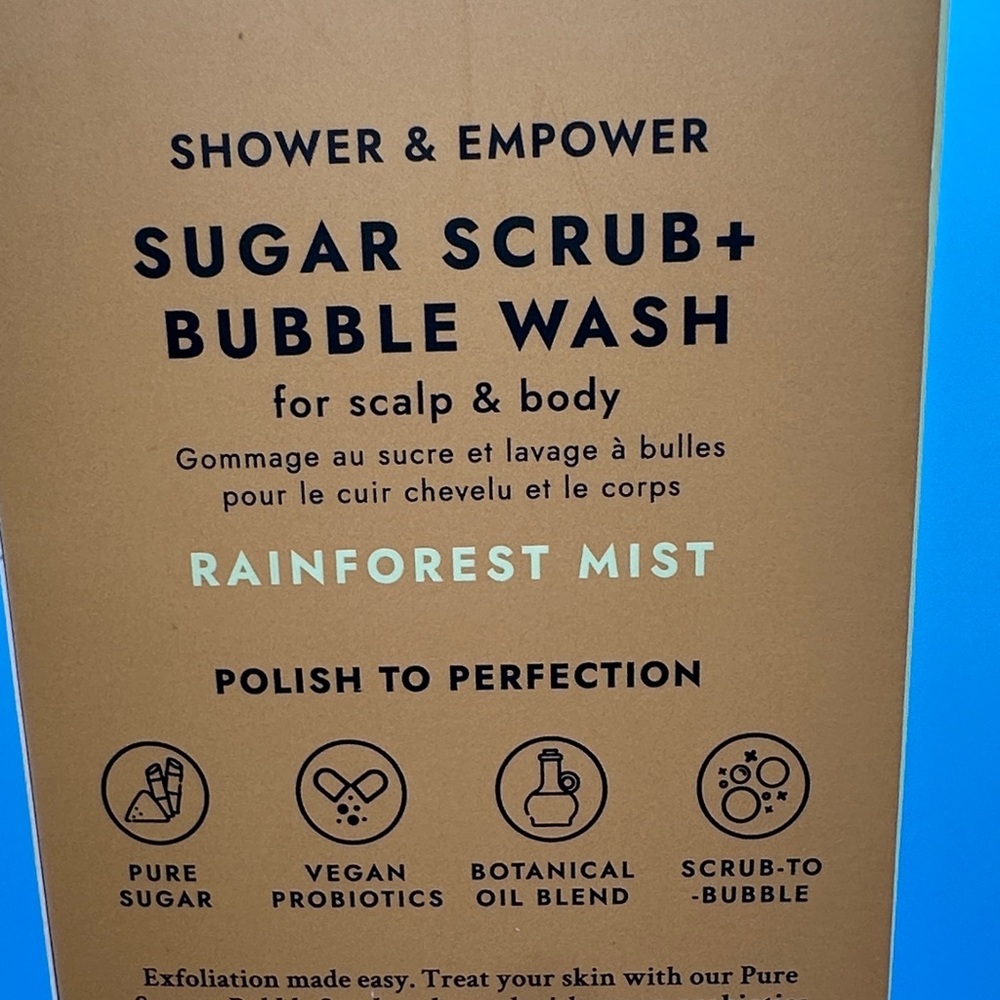 VOESH Rainforest Mist Sugar Scrub + Bubble Wash - Picture 4 of 9